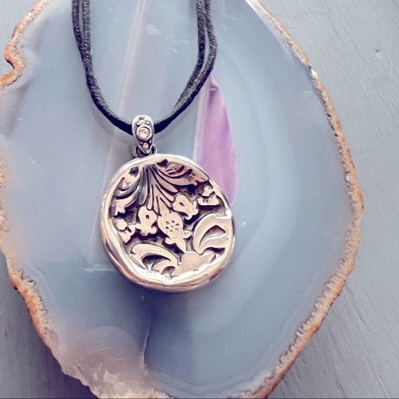 Brighton Reversible Circle Pendant Necklace - Picture 2 of 9